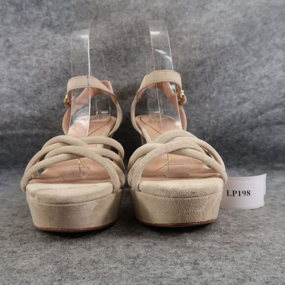 Cole Haan Shoes Womens 5.5 Sandal Pumps Platform Leather Ankle Strap Open Toe - Picture 3 of 16